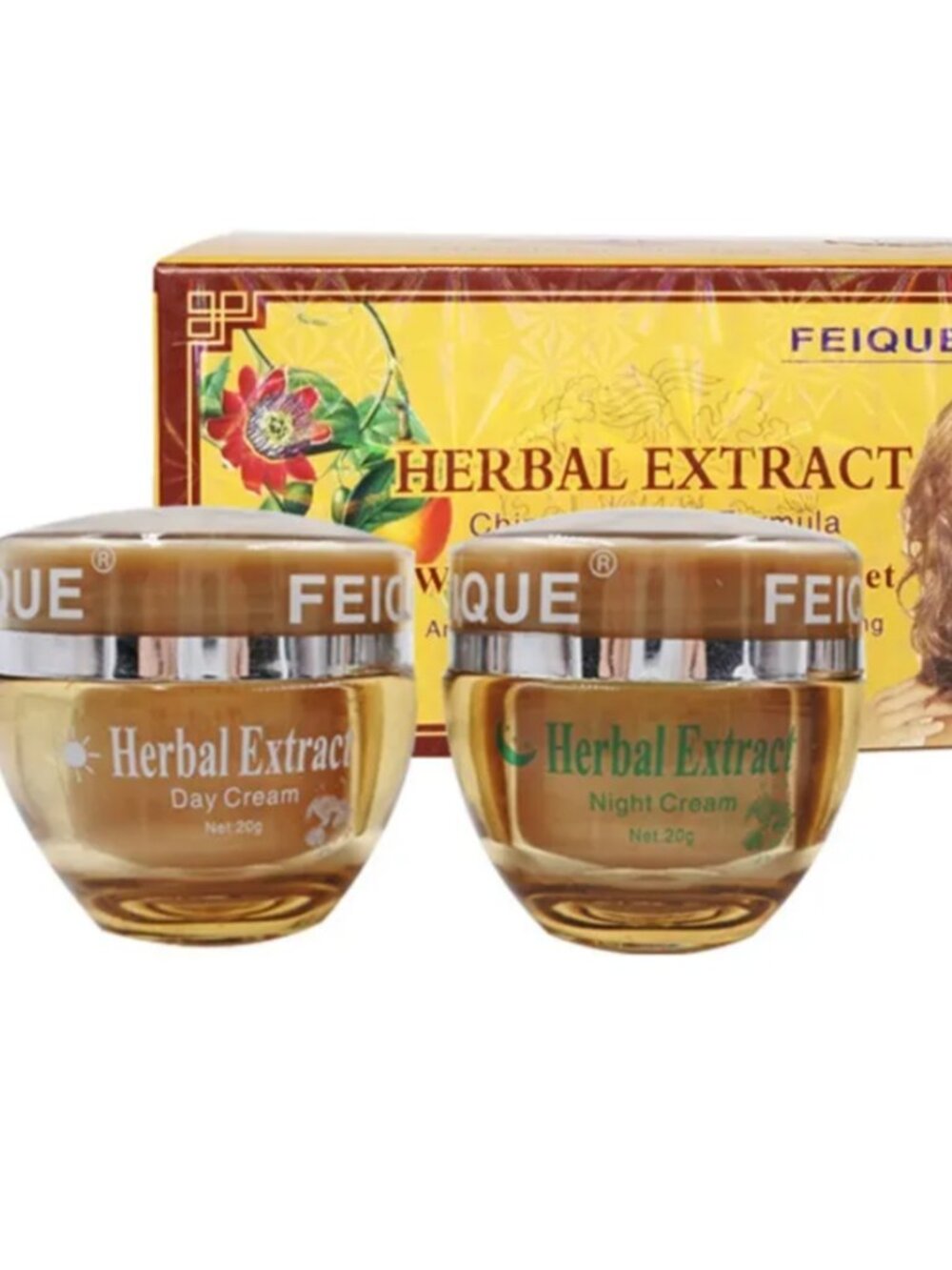 Ginseng Herbal Whitening Cream 2pcs set